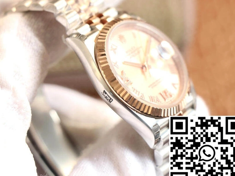 Dial Datejust Rolex M126231-0027 EW Rose Gold Diamonds Factory 0202
